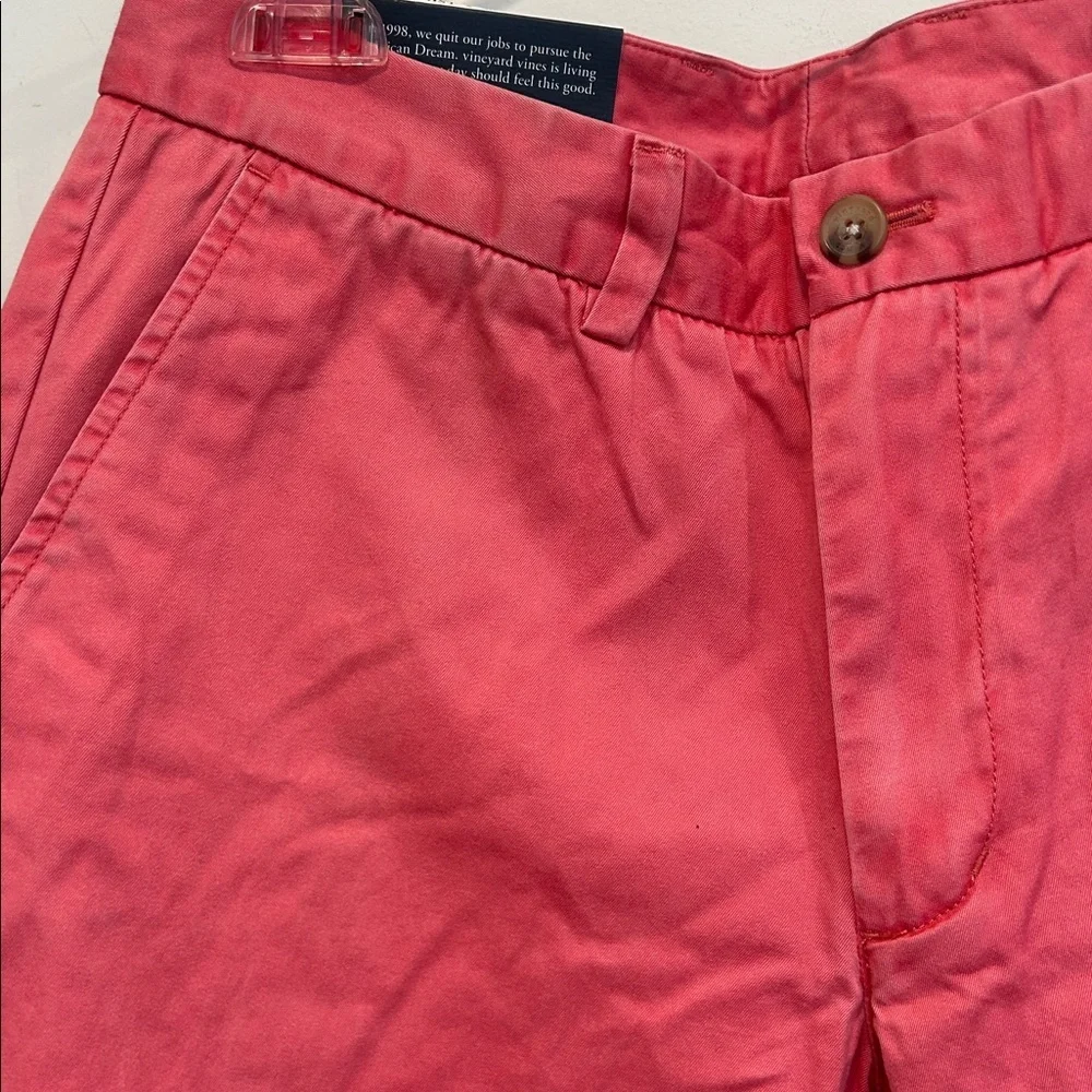 Vineyard Vines jetty red slim breaker Men's Chinos pants 30x30 new w tag - Picture 2 of 5